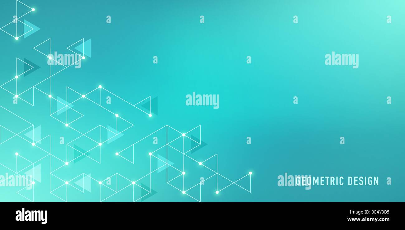 Abstract vector background with a geometric pattern of triangle shapes. Graphic design element  Stock Vector