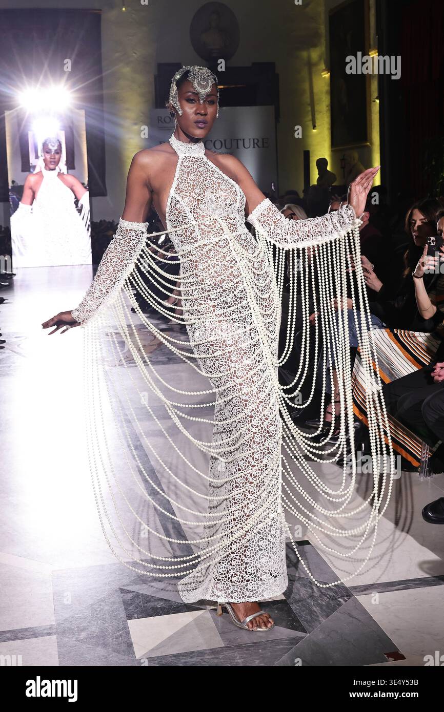 New Italian Model March 29, 2026 - Rome, Italy. Models on the catwalk for the Rome ...