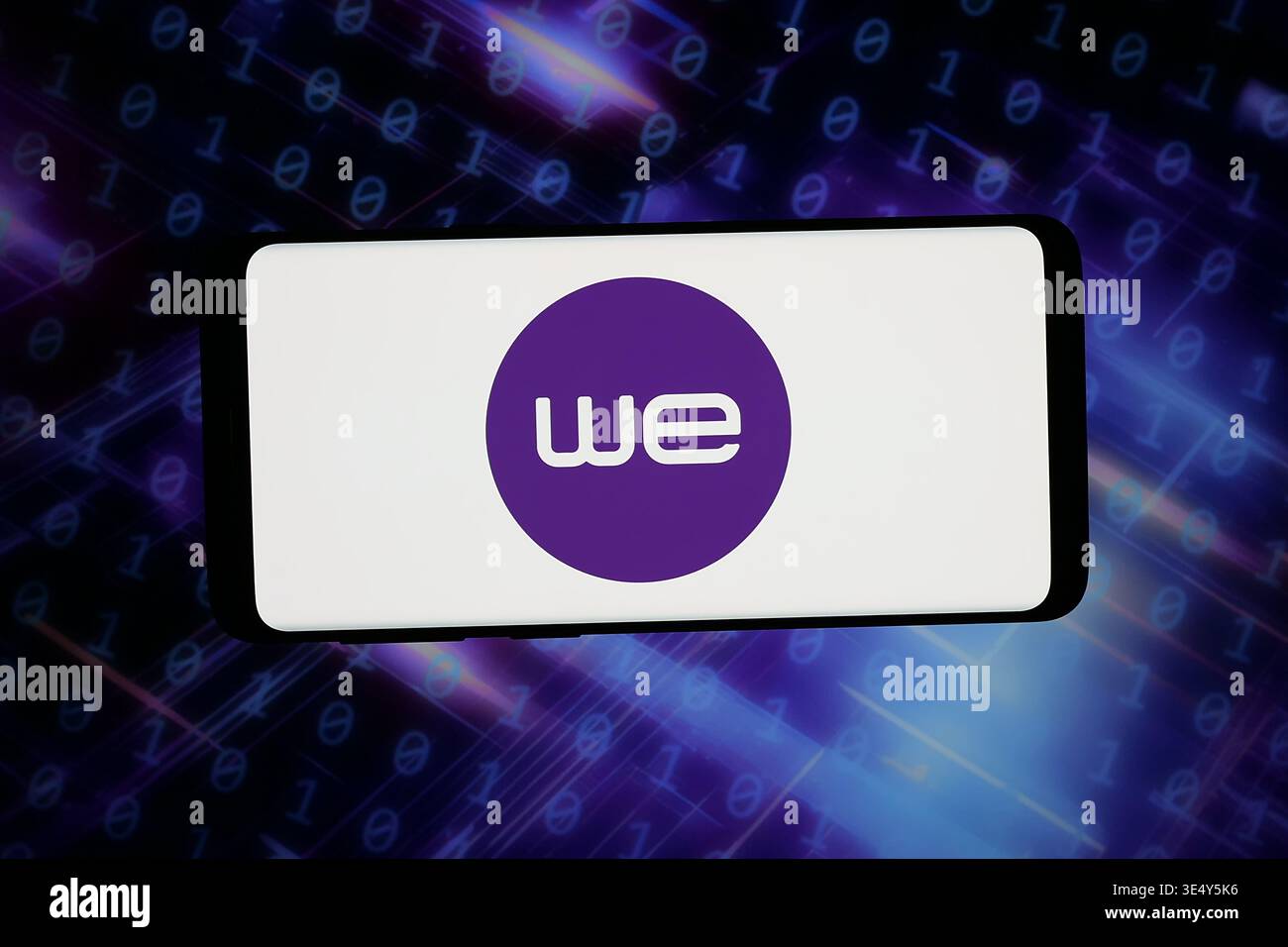 In this photo illustration, the logo of telecommunications company ...