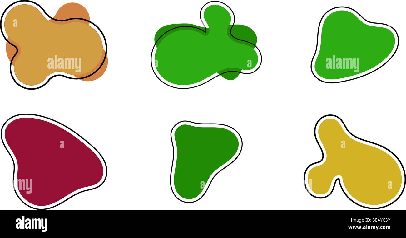 Liquid design vector templates simple and modern concept Stock Vector ...