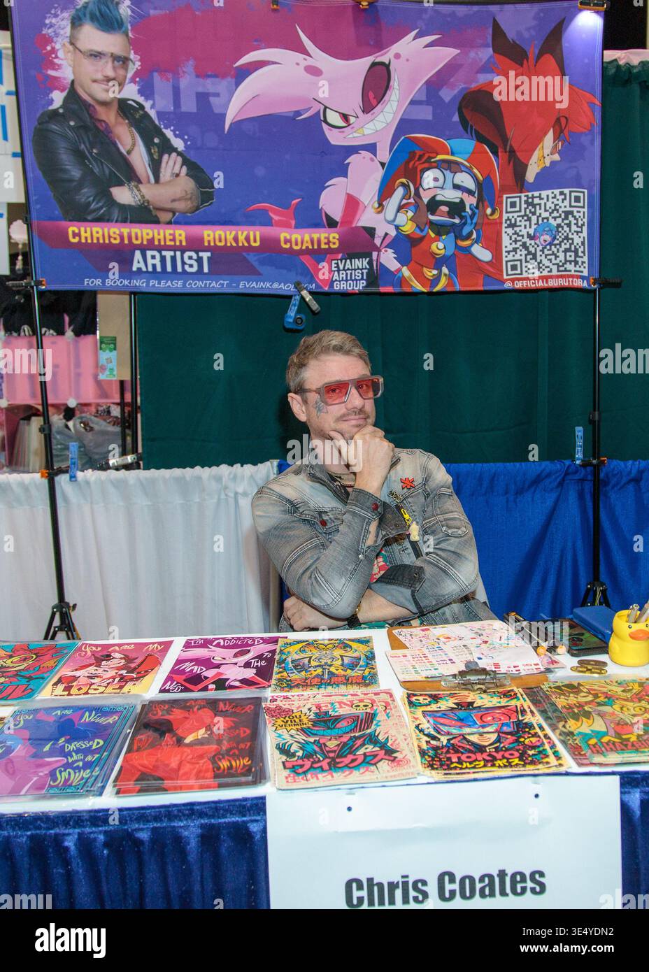 March 28, 2026: Christopher Rokku Coates at Wonder-Con 2026 at Anaheim ...