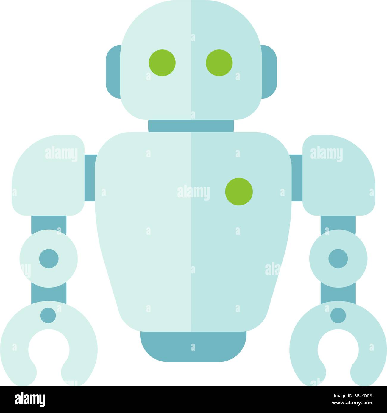 Robot (physical AI, robotics technology) vector icon illustration Stock Vector