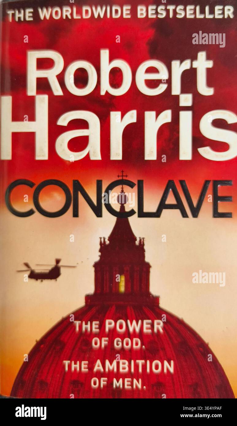 Conclave by Robert Harris, 3016, book cover Stock Photo