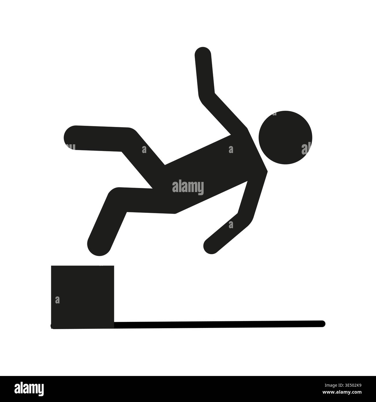 Tripping man falling Stock Vector Images - Alamy