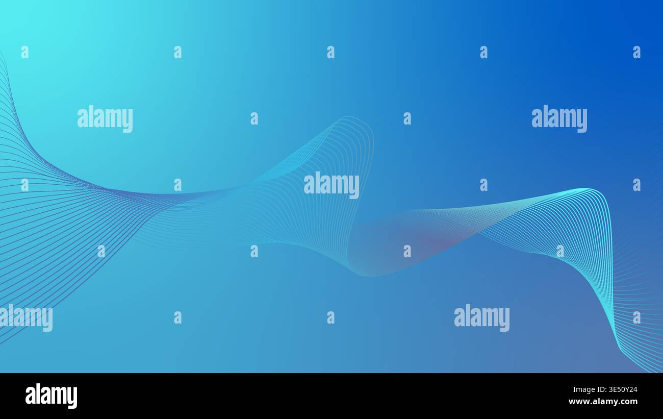 Minimal Abstract fluid Blue gradient colorful background design Stock Vector