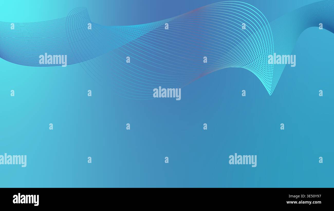 Minimal Abstract fluid Blue gradient colorful background design Stock Vector
