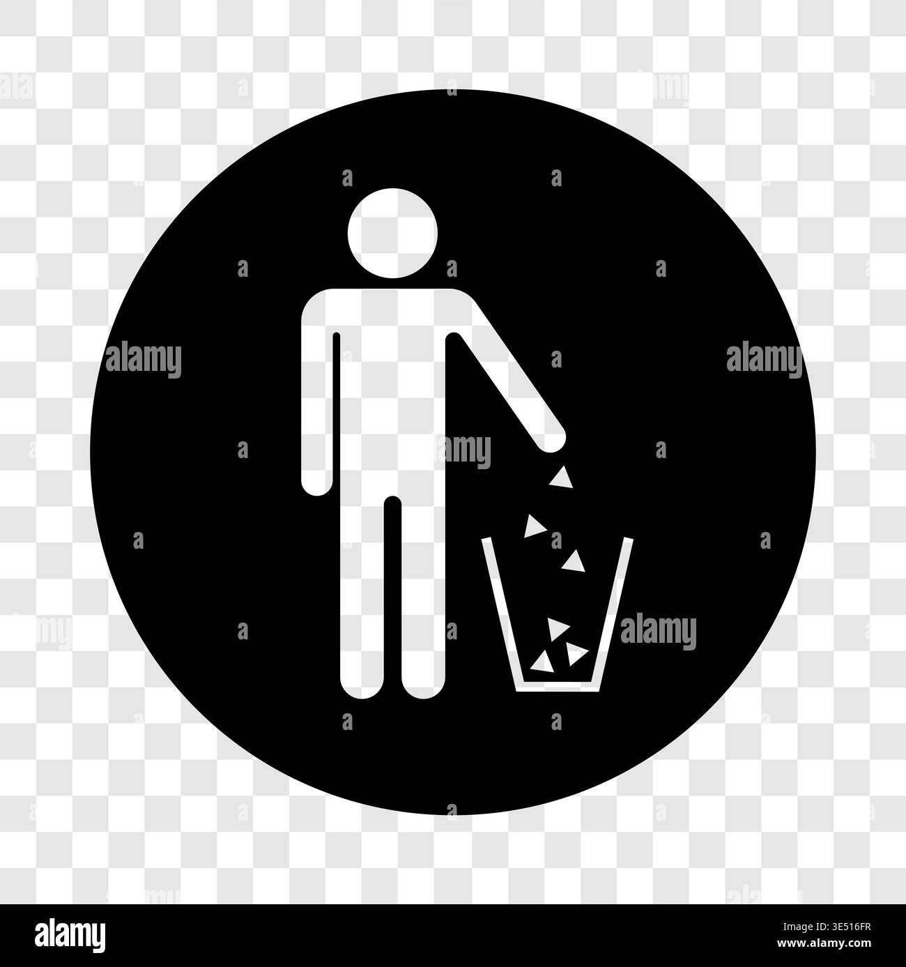 Disposal icons Black and White Stock Photos & Images - Alamy