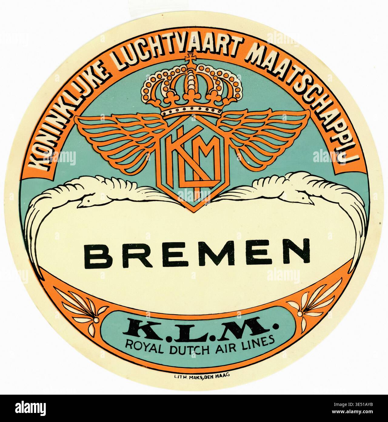 Klm luggage label hi-res stock photography and images - Alamy
