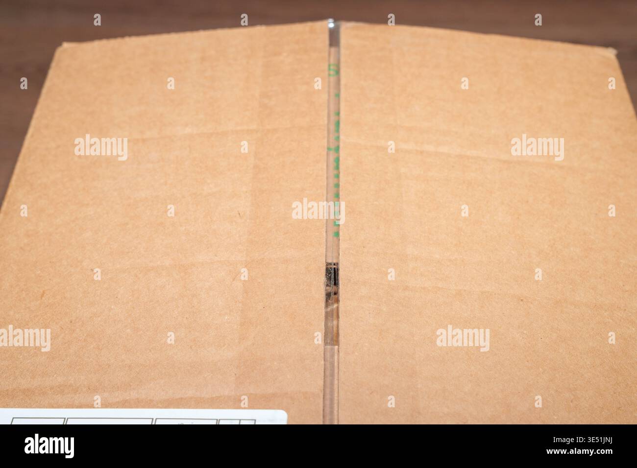 Packaging Materials in Box for Transporting Goods Stock Photo