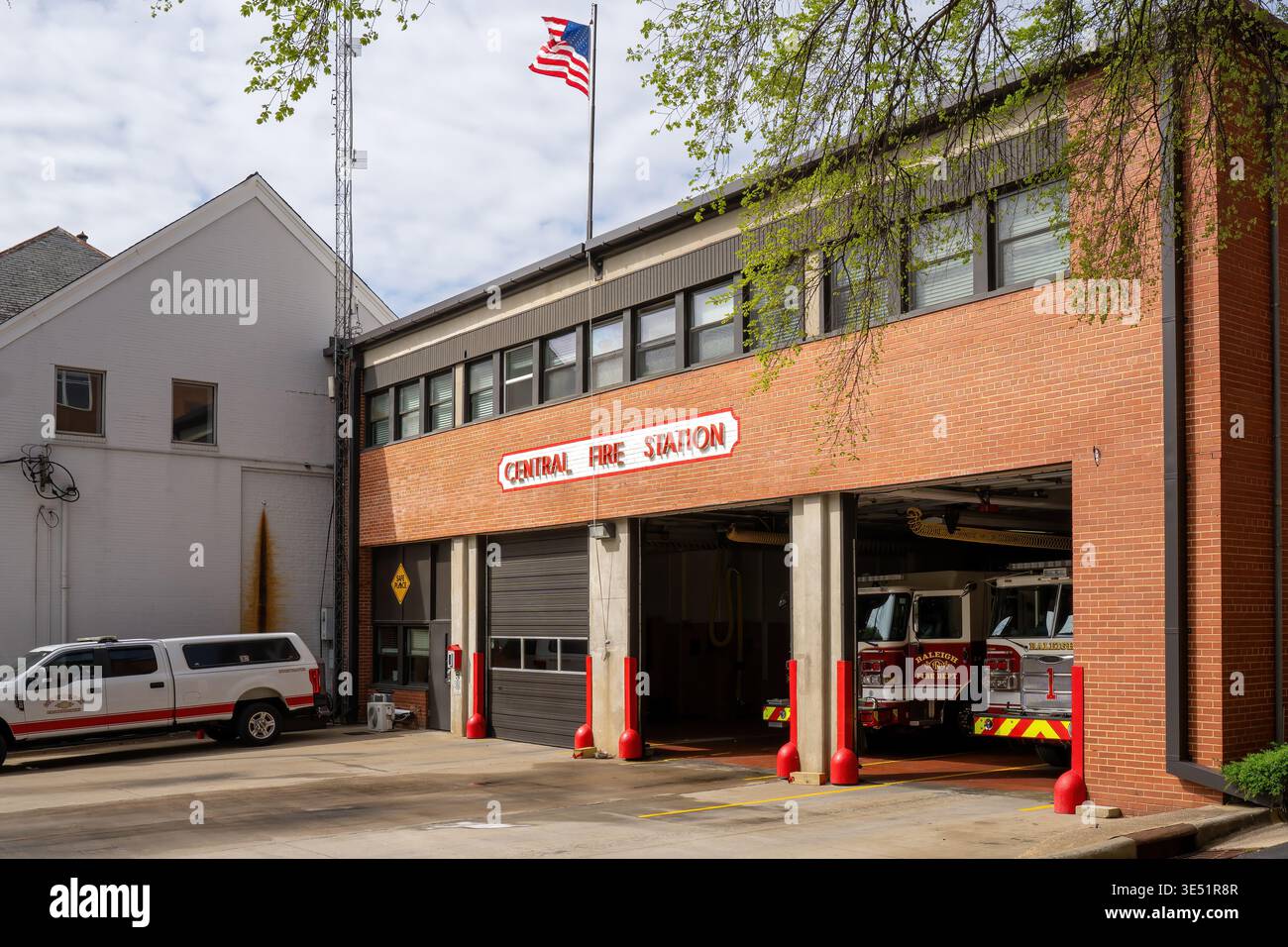 Raleigh, North Carolina, USA – March 2026: The Central Fire Station in ...