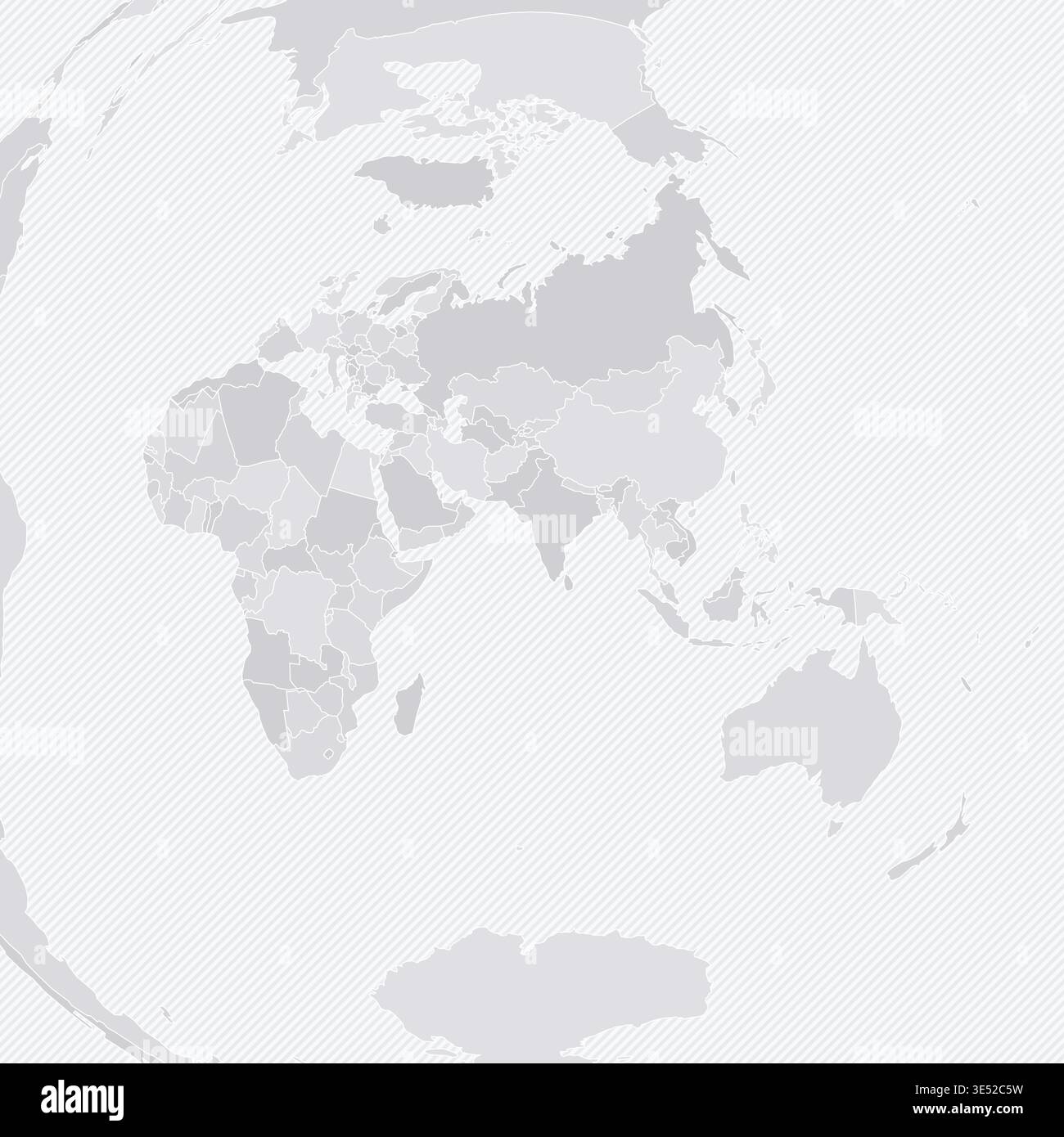 Customizable Wireframe World Map from Mumbai - Azimuthal Equidistant Stock Vector