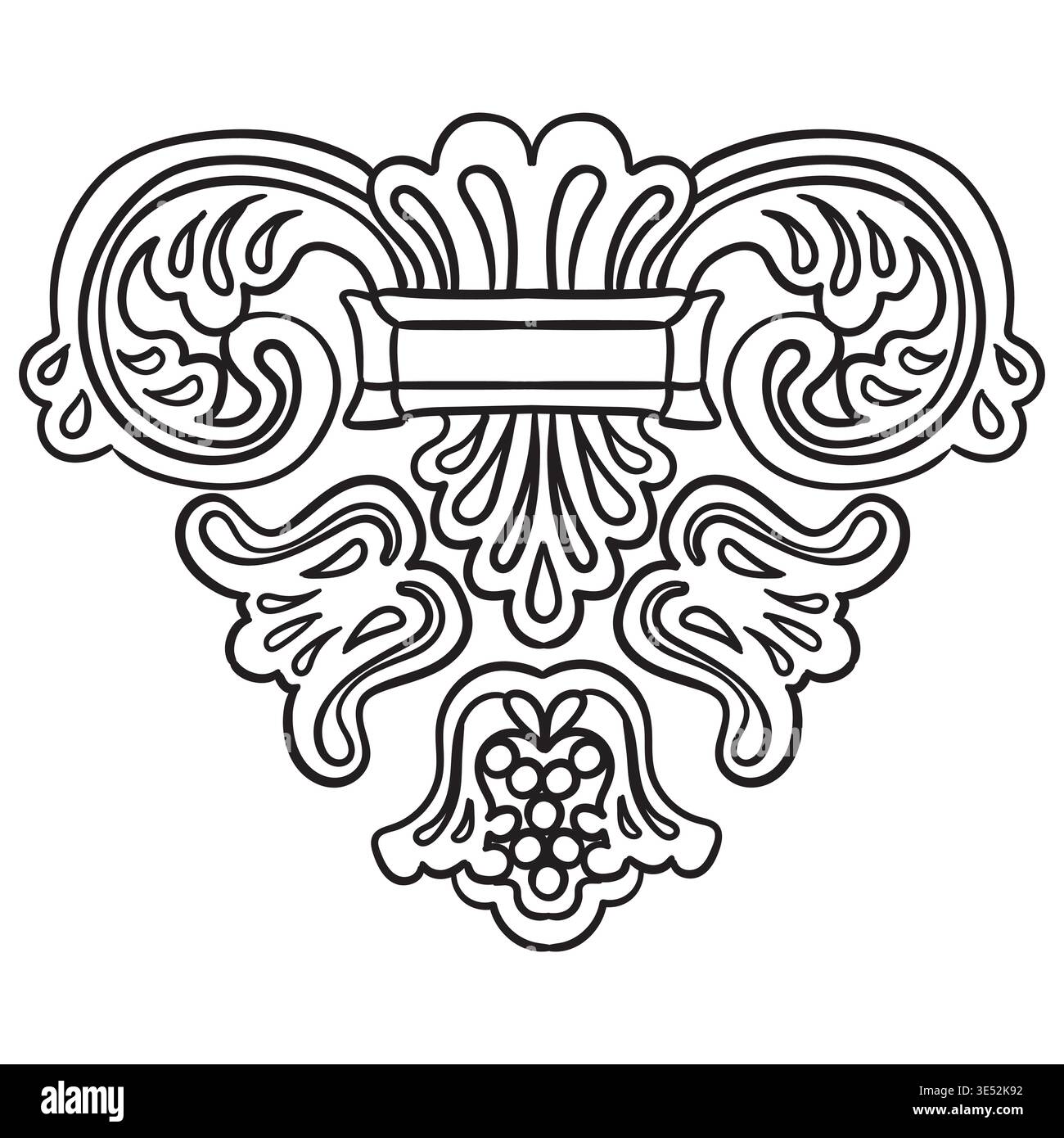 Rococo ornament hi-res stock photography and images - Alamy