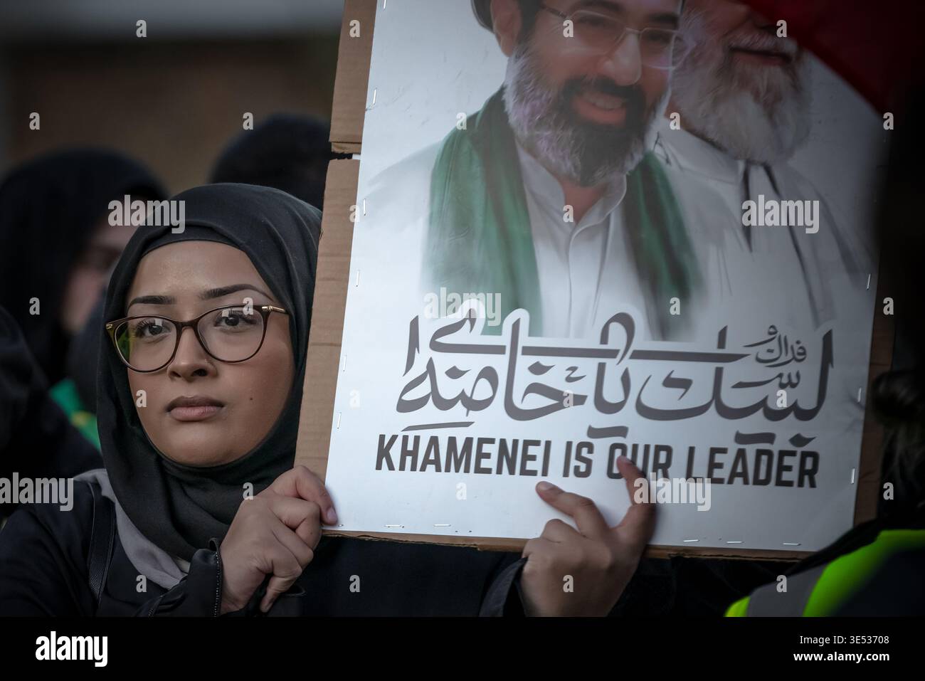 Khamenei Supporters Supporters of the late Ayatollah Ali Khamenei rally outside the Islamic ...