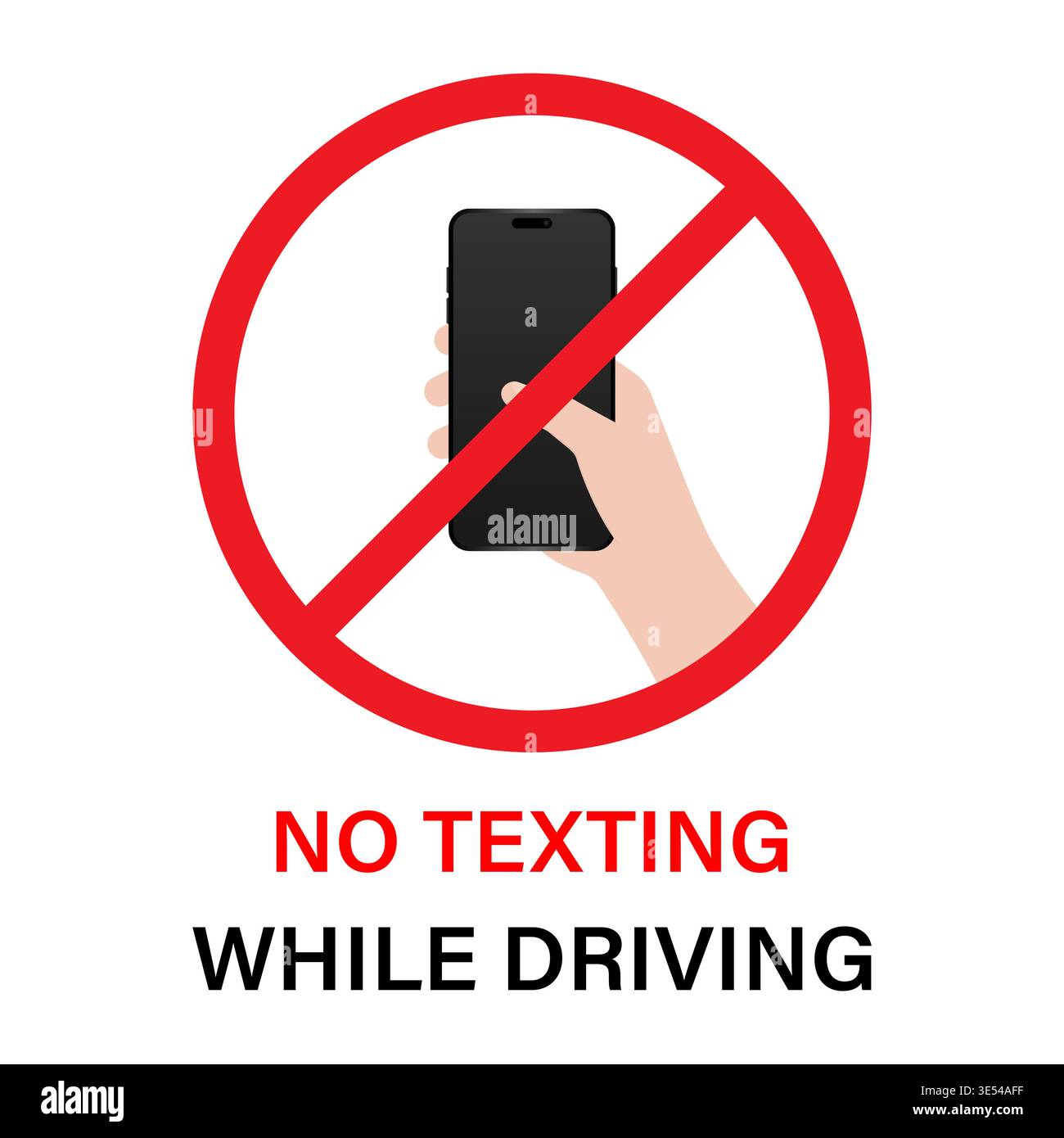 No Texting While Driving. Do Not Use Phone While Driving. Careless and ...