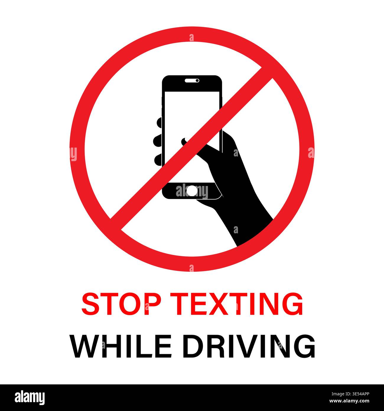 No Texting While Driving. Do Not Use Phone While Driving. Careless and ...
