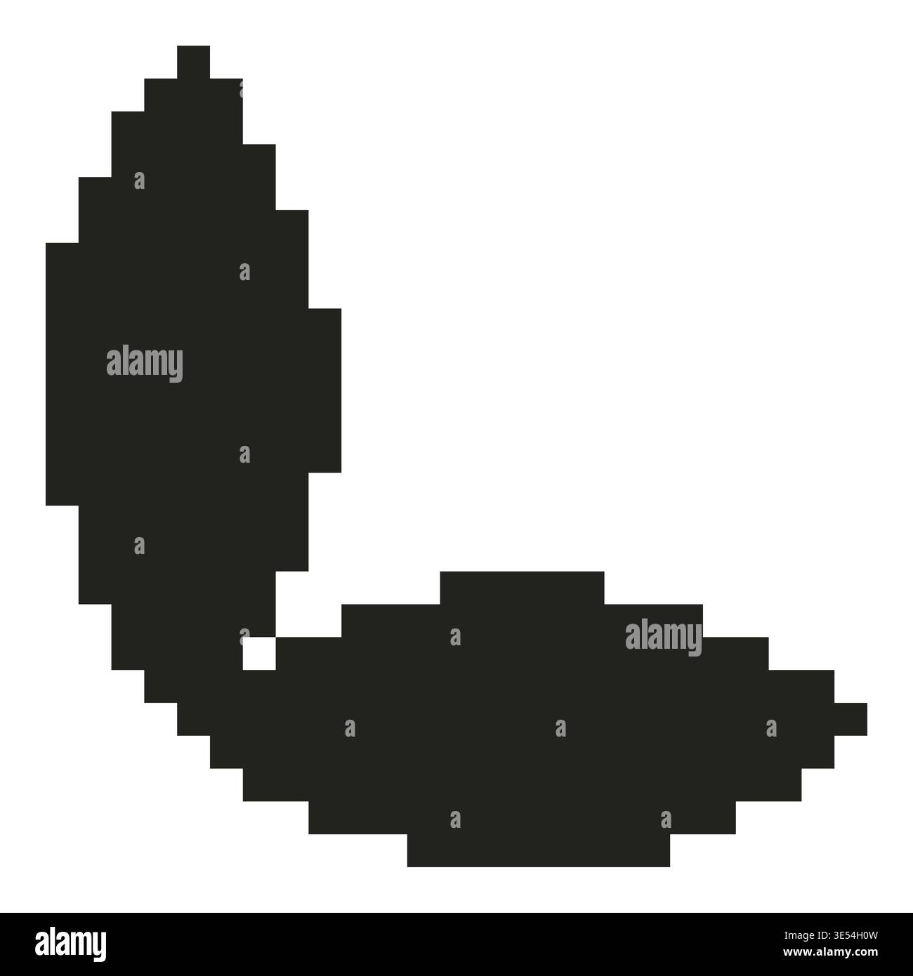 Pixel Shapes 49 2000 2000 Stock Vector