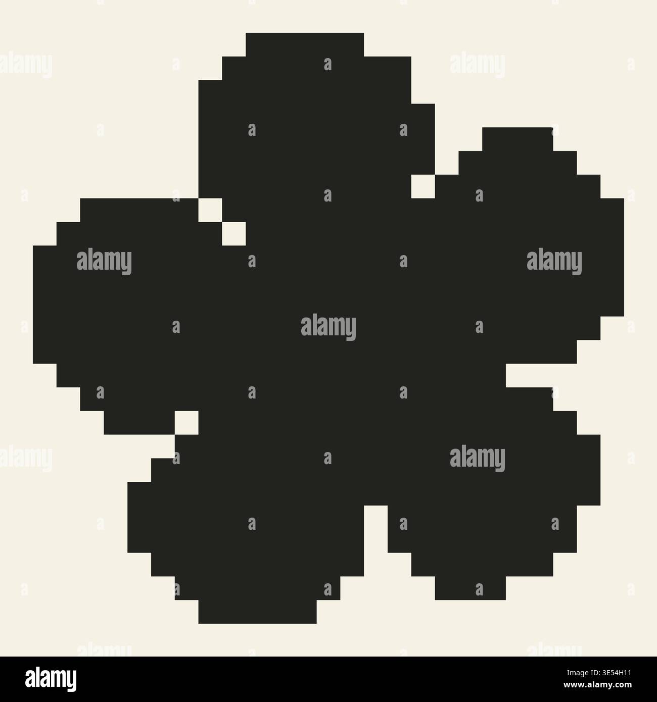 Pixel Shapes 49 2000 2000 Stock Vector