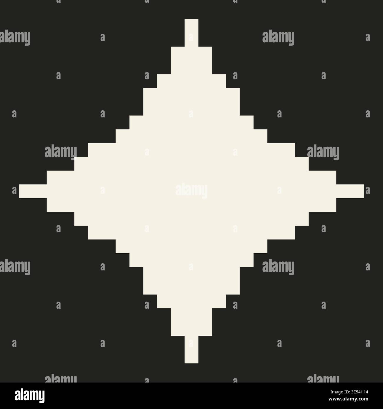 Pixel Shapes 49 2000 2000 Stock Vector