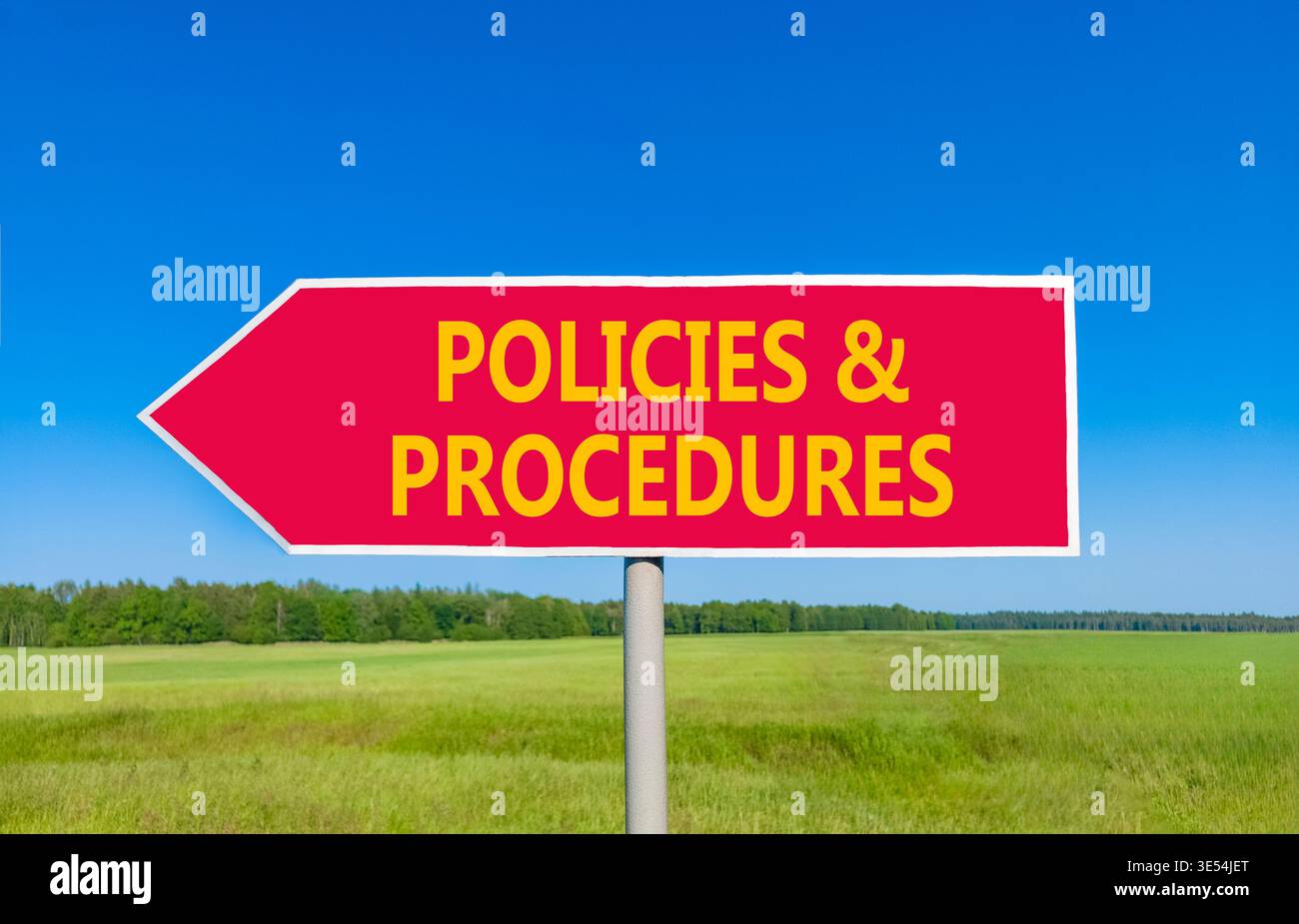 Policies and procedures symbol. Concept words Policies and procedures ...