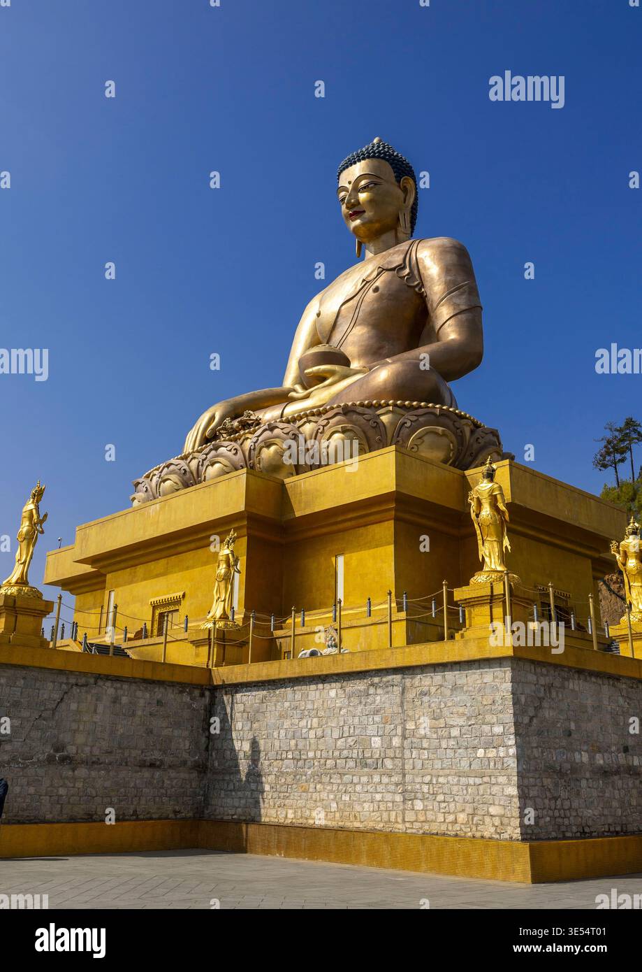 Bhutan, Chang Gewog, Thimphu, The statue of Buddha Dordenma Stock Photo