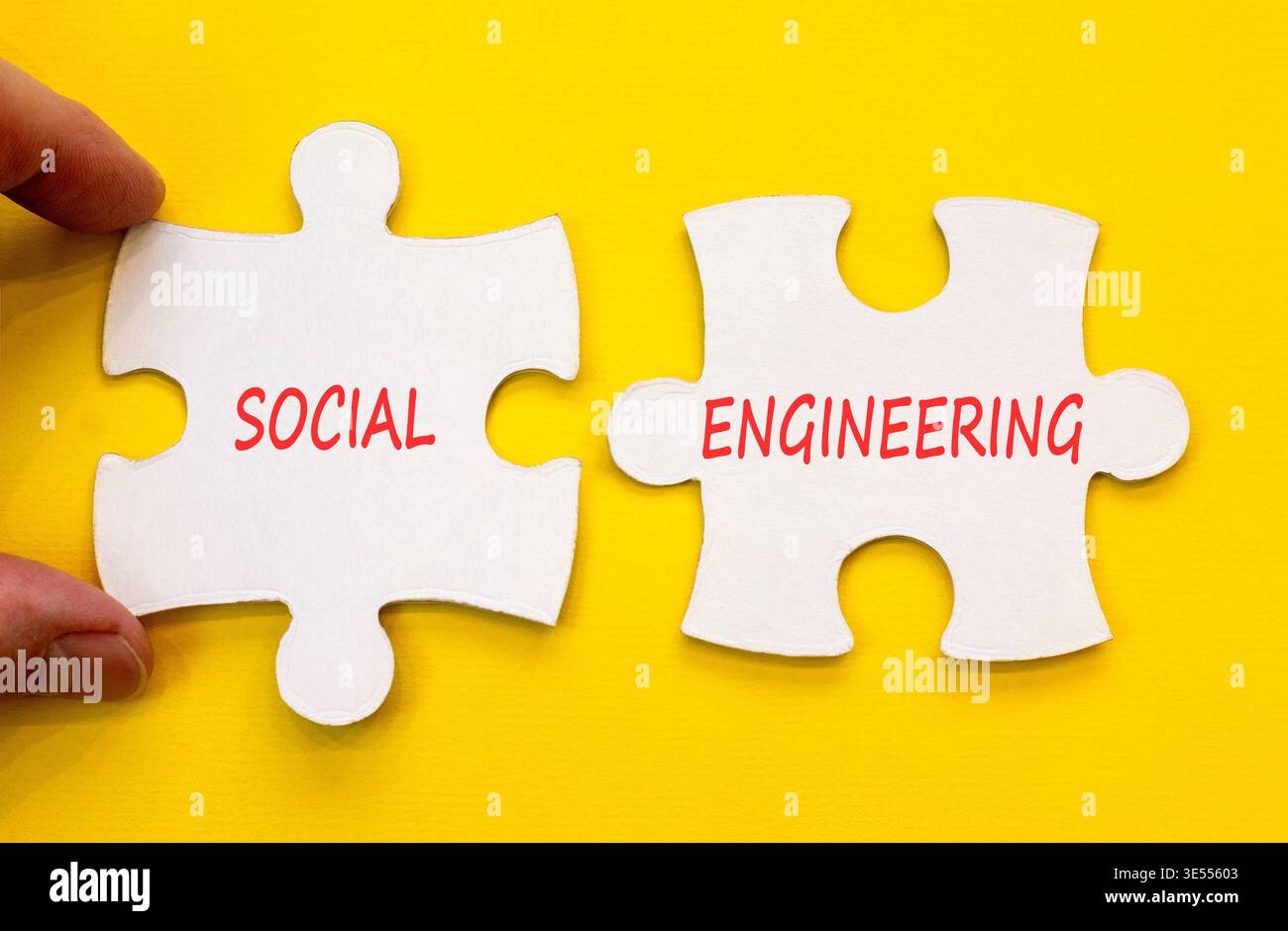 Social engineering words symbol. Concept words Social engineering on ...