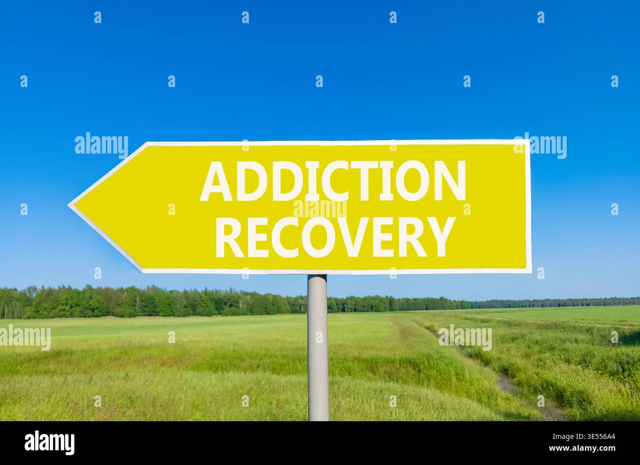 Recovery Programme Sign Addiction recovery symbol. Concept words Addiction recovery on ...
