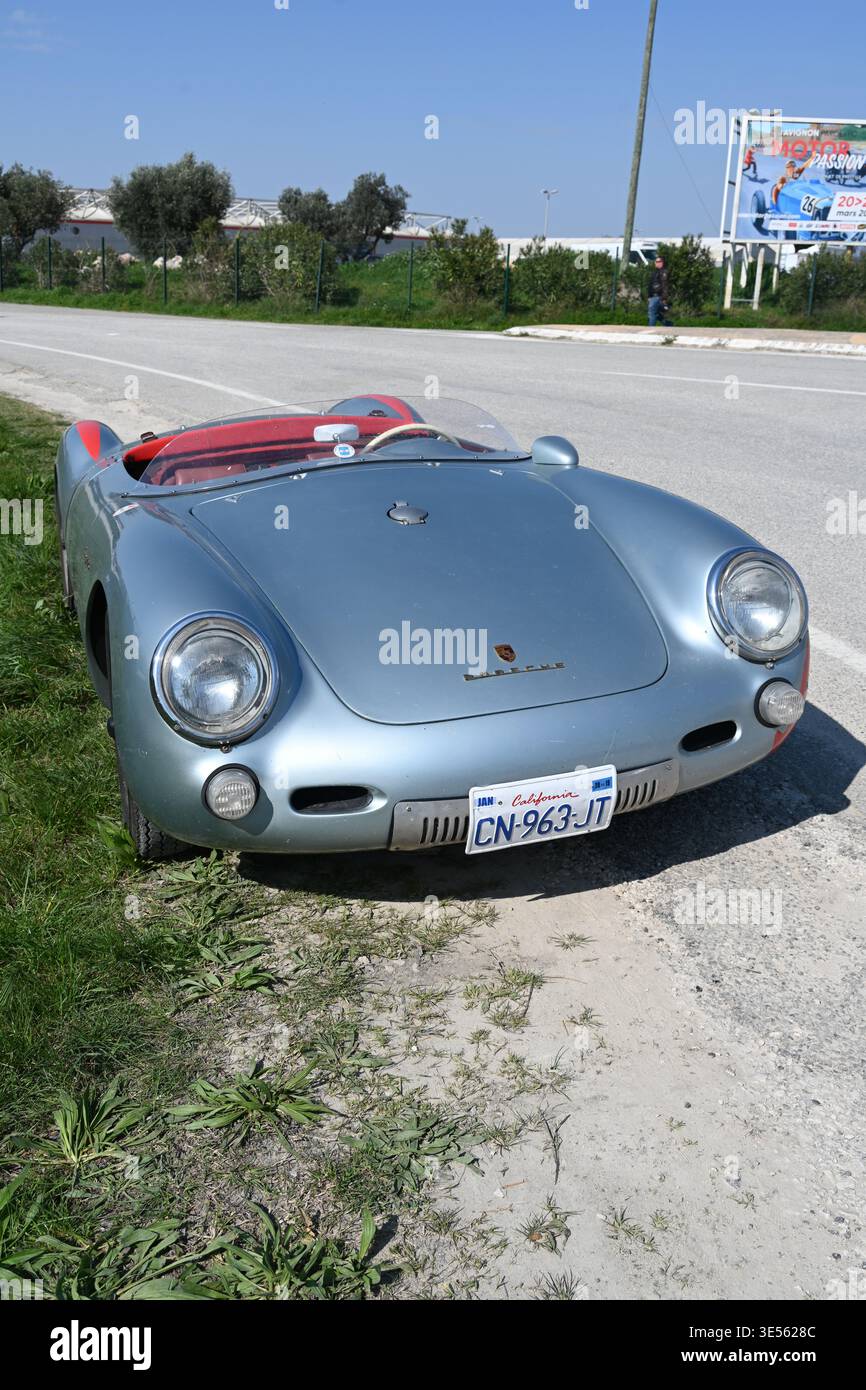 Porsche 550 2-Door Spyder (1953-1956) Classic Opn two-seater Sports Car Stock Photo