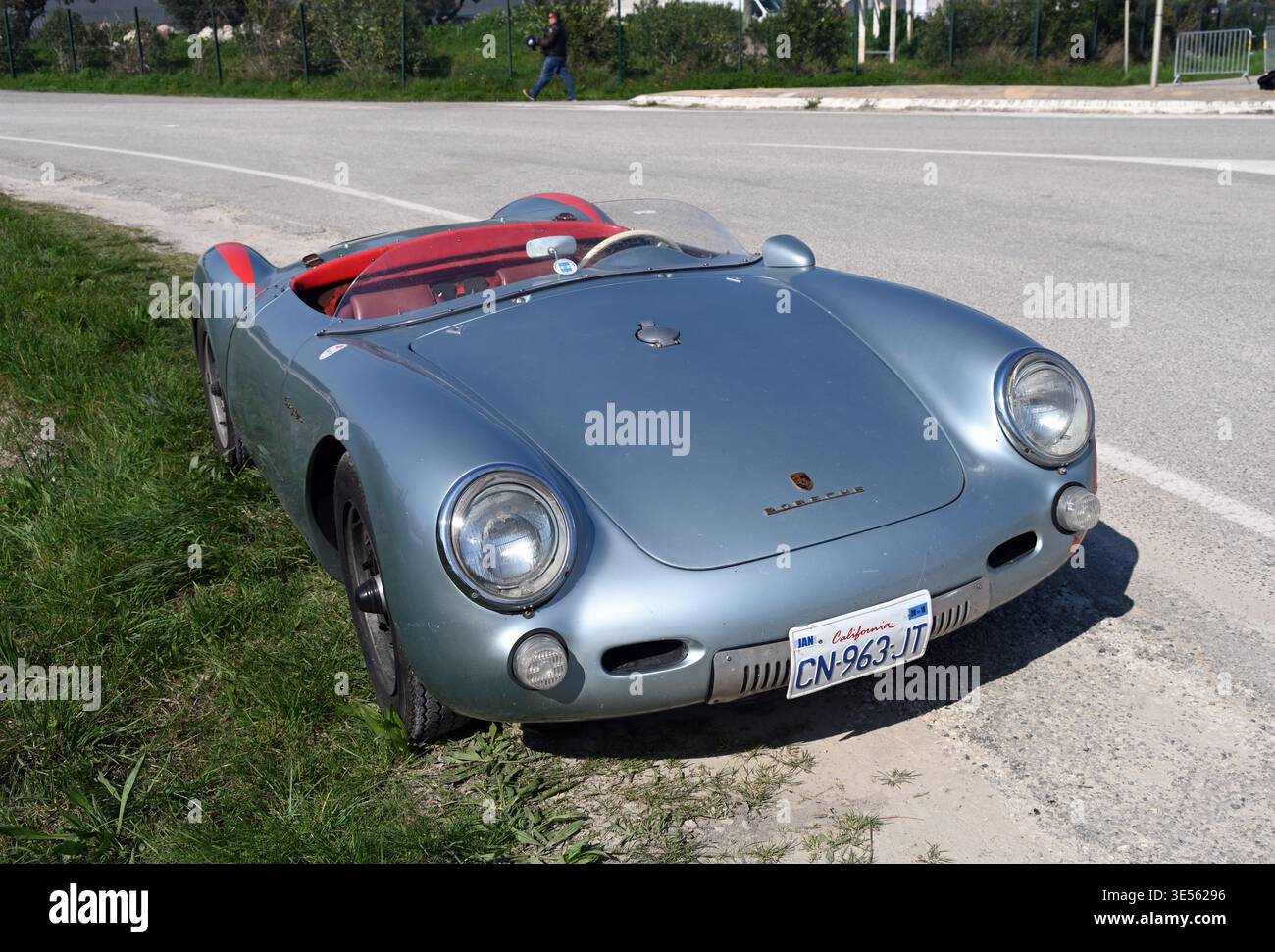 Porsche 550 2-Door Spyder (1953-1956) Classic Opn two-seater Sports Car Stock Photo