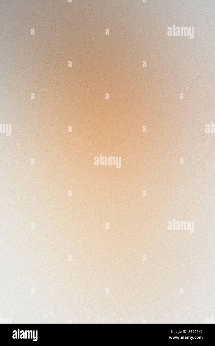 Beige noise gradient background with paper texture Stock Photo