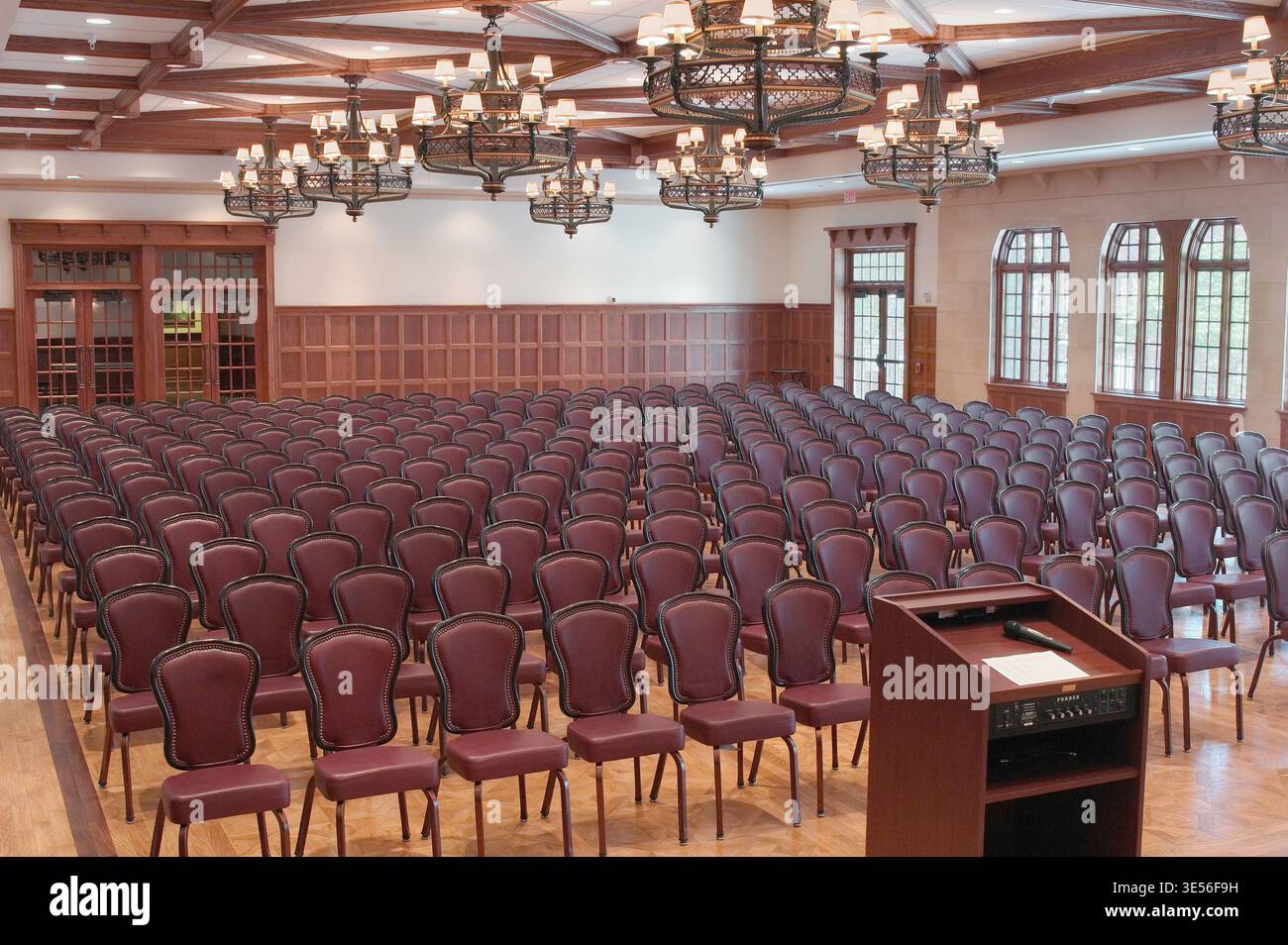 Large meeting room, Philadelphia USA Stock Photo
