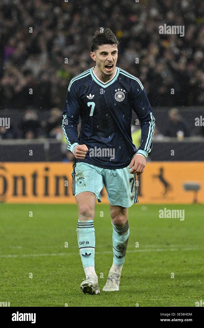 Goal celebration Kai Havertz GER (07) Soccer DFB international match ...