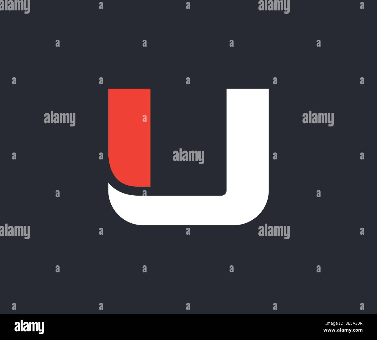 Modern Letter U Monogram Logo Design Stock Vector Image & Art - Alamy