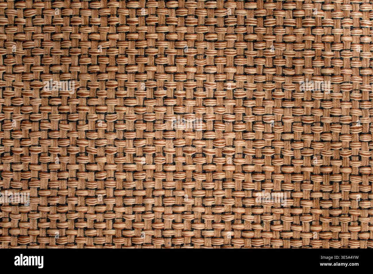 Braided rattan brown background texture Stock Photo