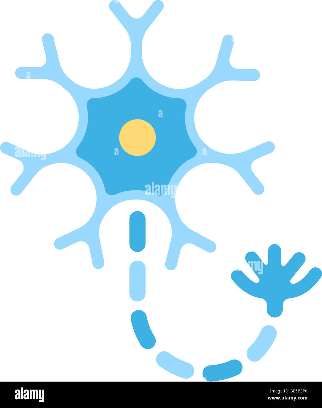 Neuron signal pictogram icon vector illustration Stock Vector Image ...