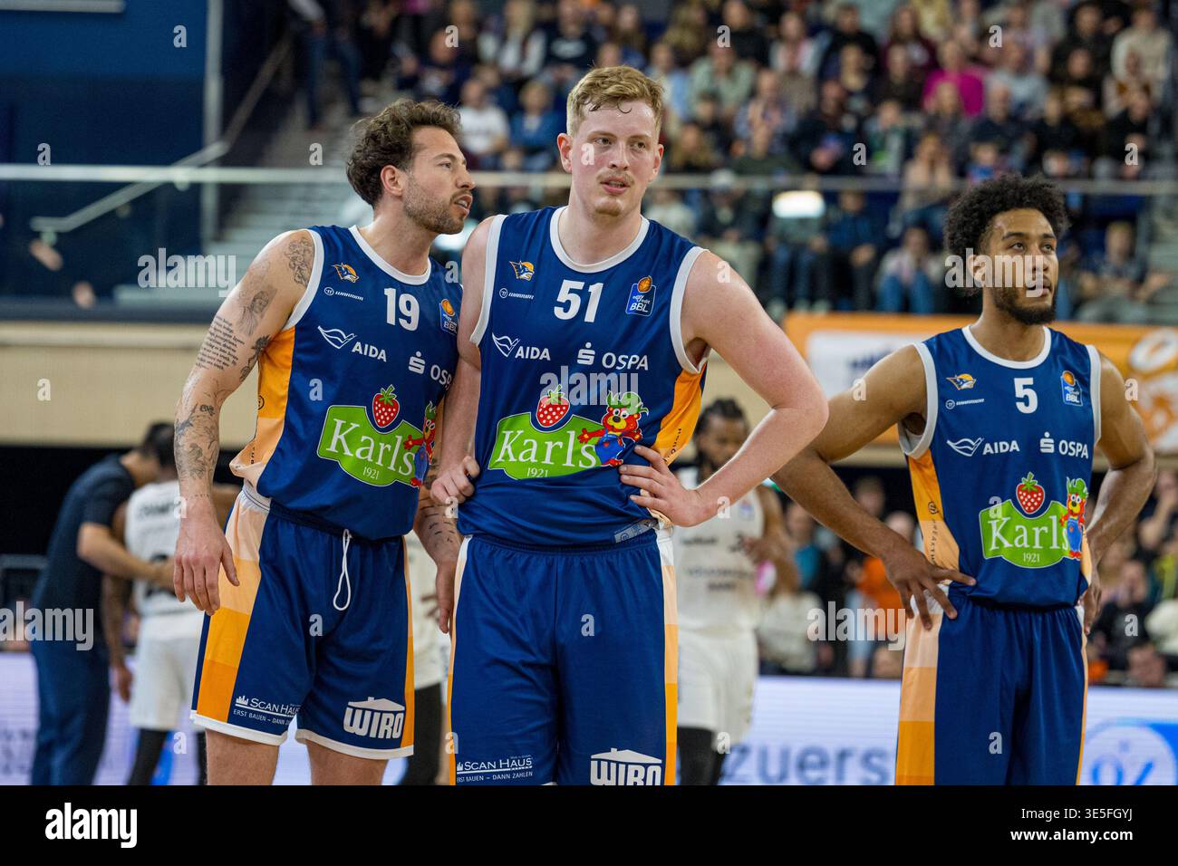 Rostock, Germany April 1, 2026: 1.BBL - 2025/2026 - Rostock Seawolves ...