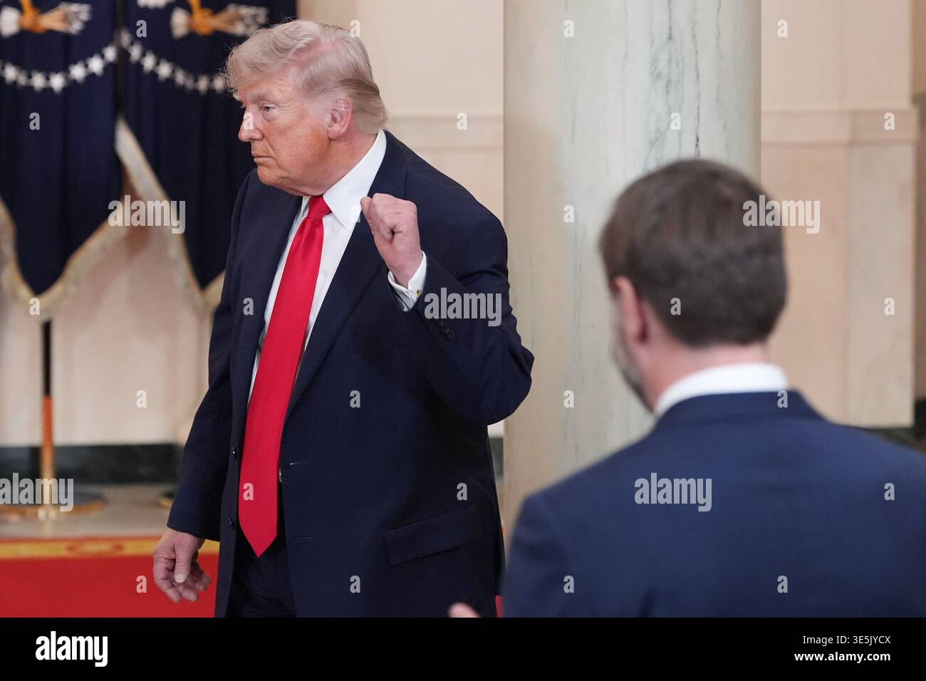 Washington. 1st Apr, 2026. As Vice President JD Vance watches ...