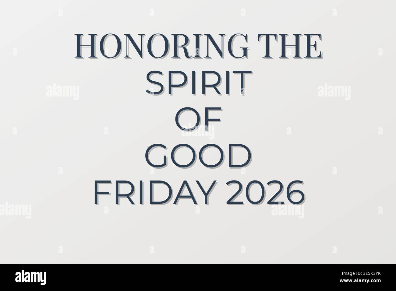 Honoring Spirit Good Friday Tribute Stock Vector