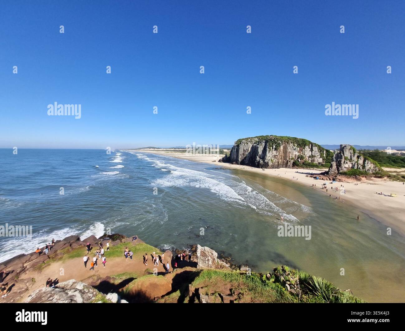 Cliffs In Brazil Torres coastline in southern Brazil, featuring dramatic cliffs, rocky ...