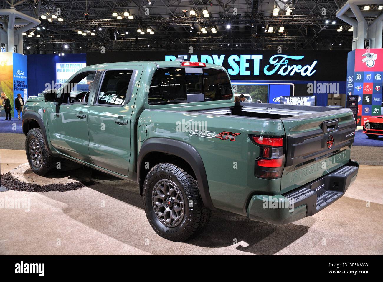 2026 Nissan Frontier PRO-4X by Roush on display at the 2026 NY ...