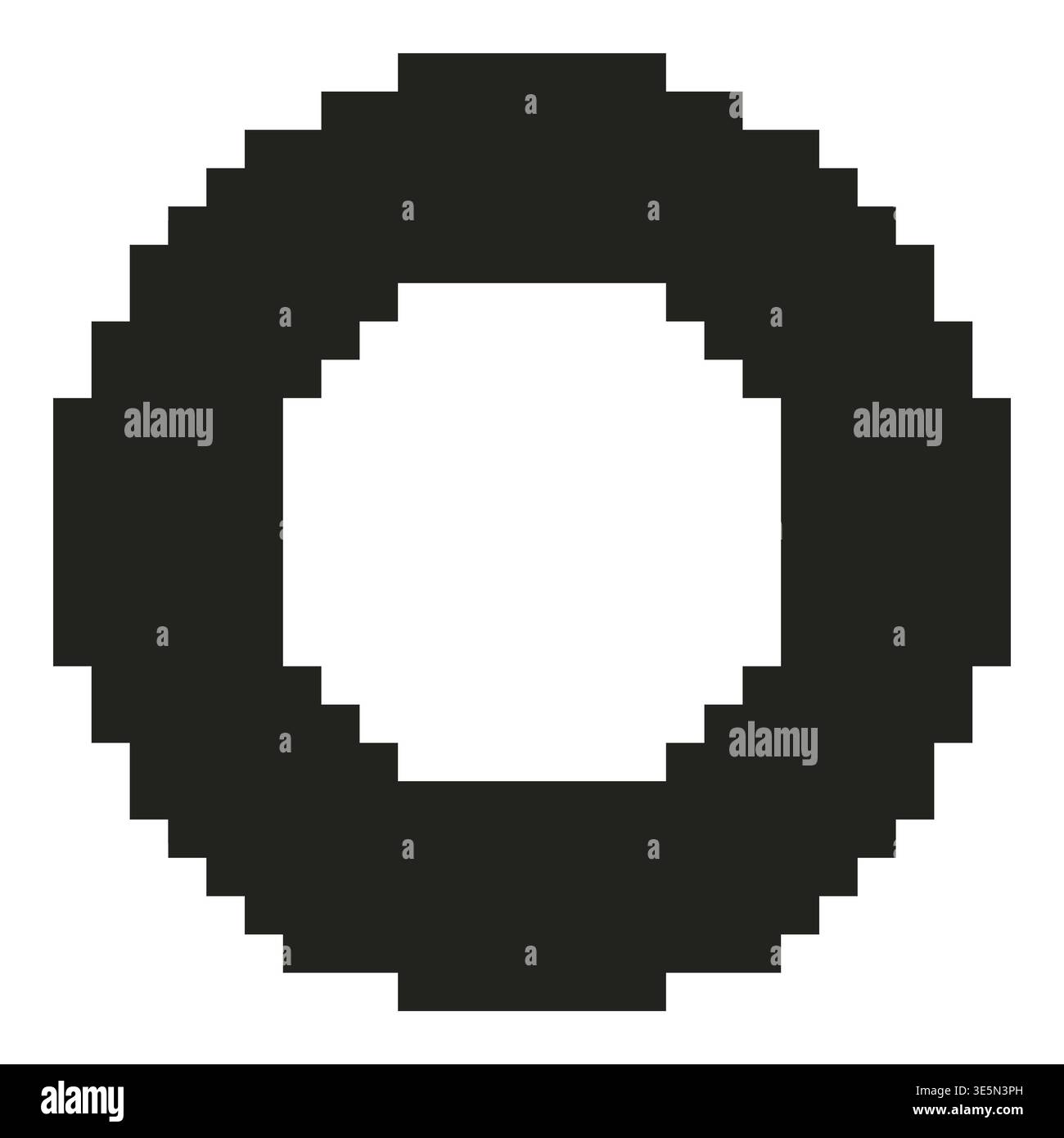 Pixel Shapes 49 2000 2000 Stock Vector