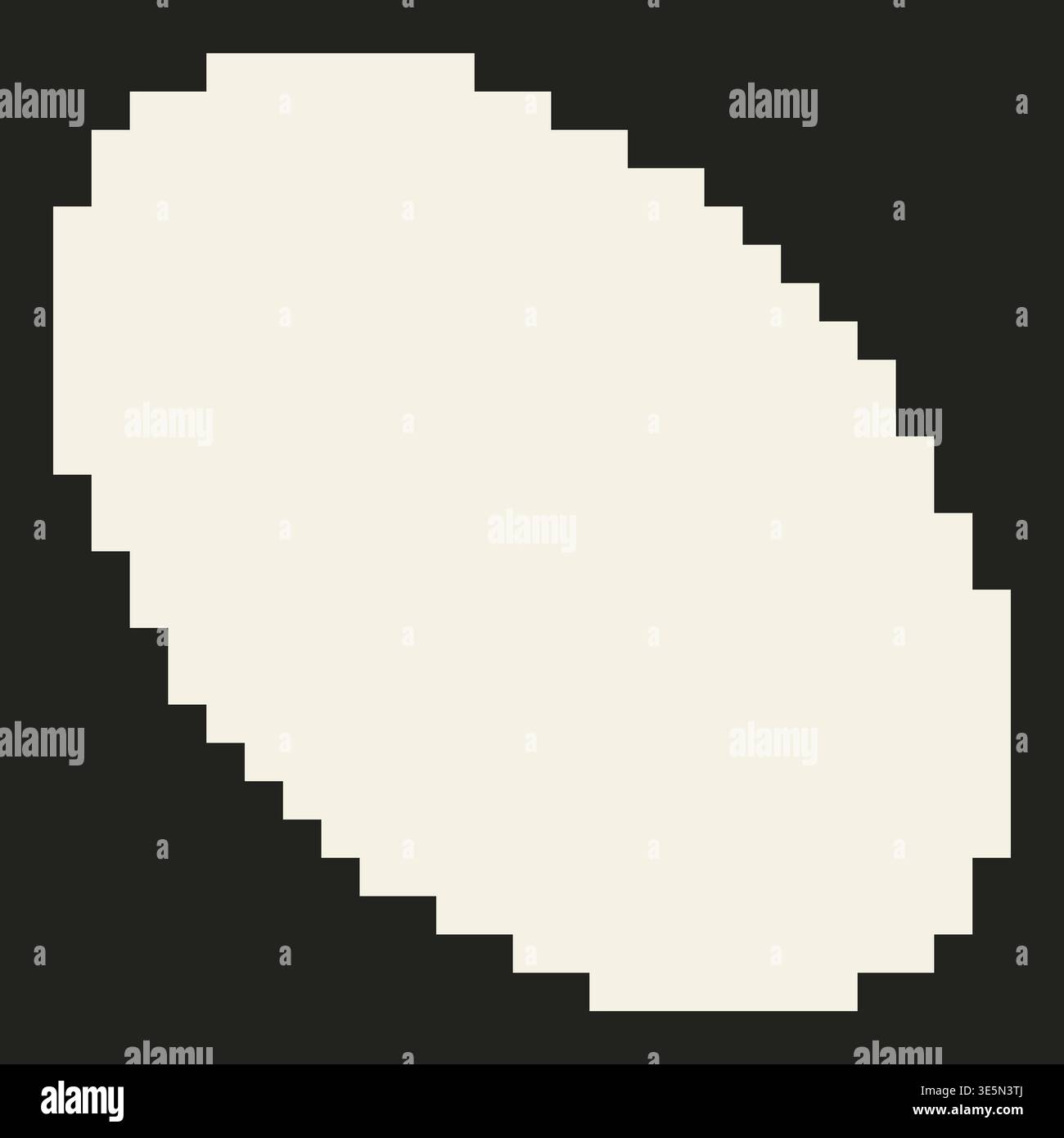 Pixel Shapes 49 2000 2000 Stock Vector