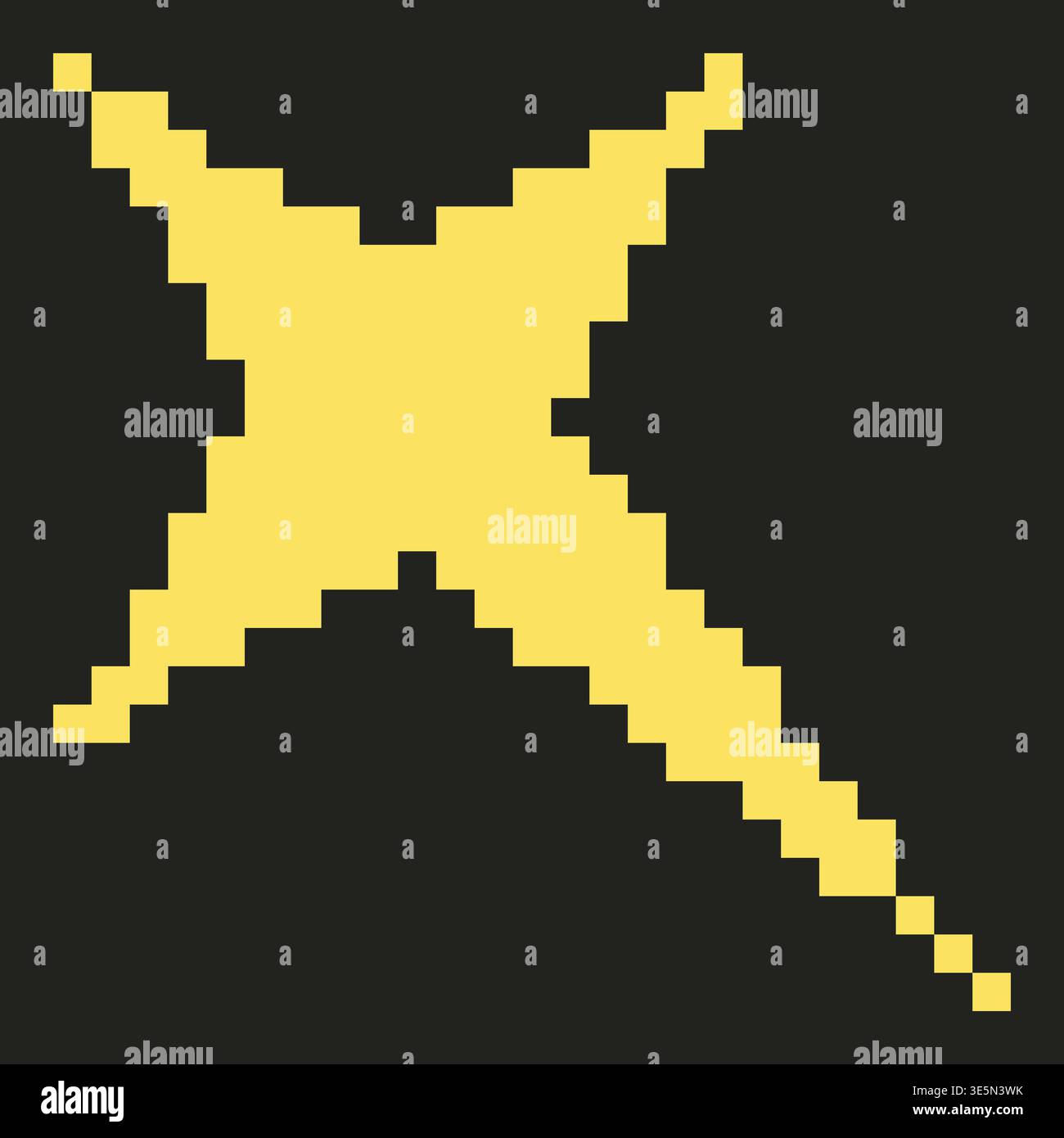 Pixel Shapes 49 2000 2000 Stock Vector