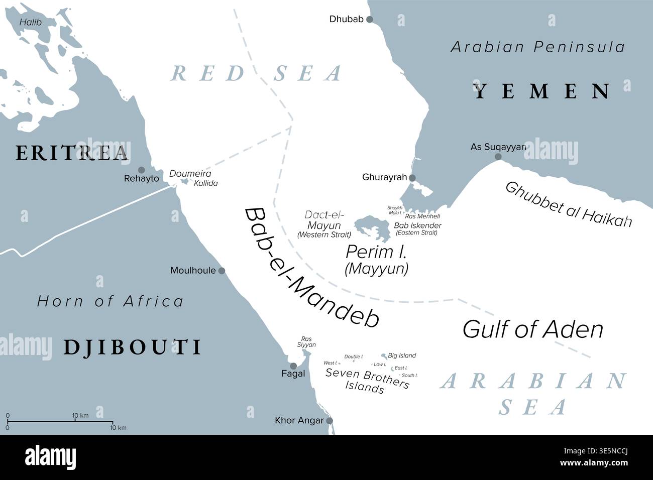 Bab el mandeb strait shipping hi-res stock photography and images - Alamy