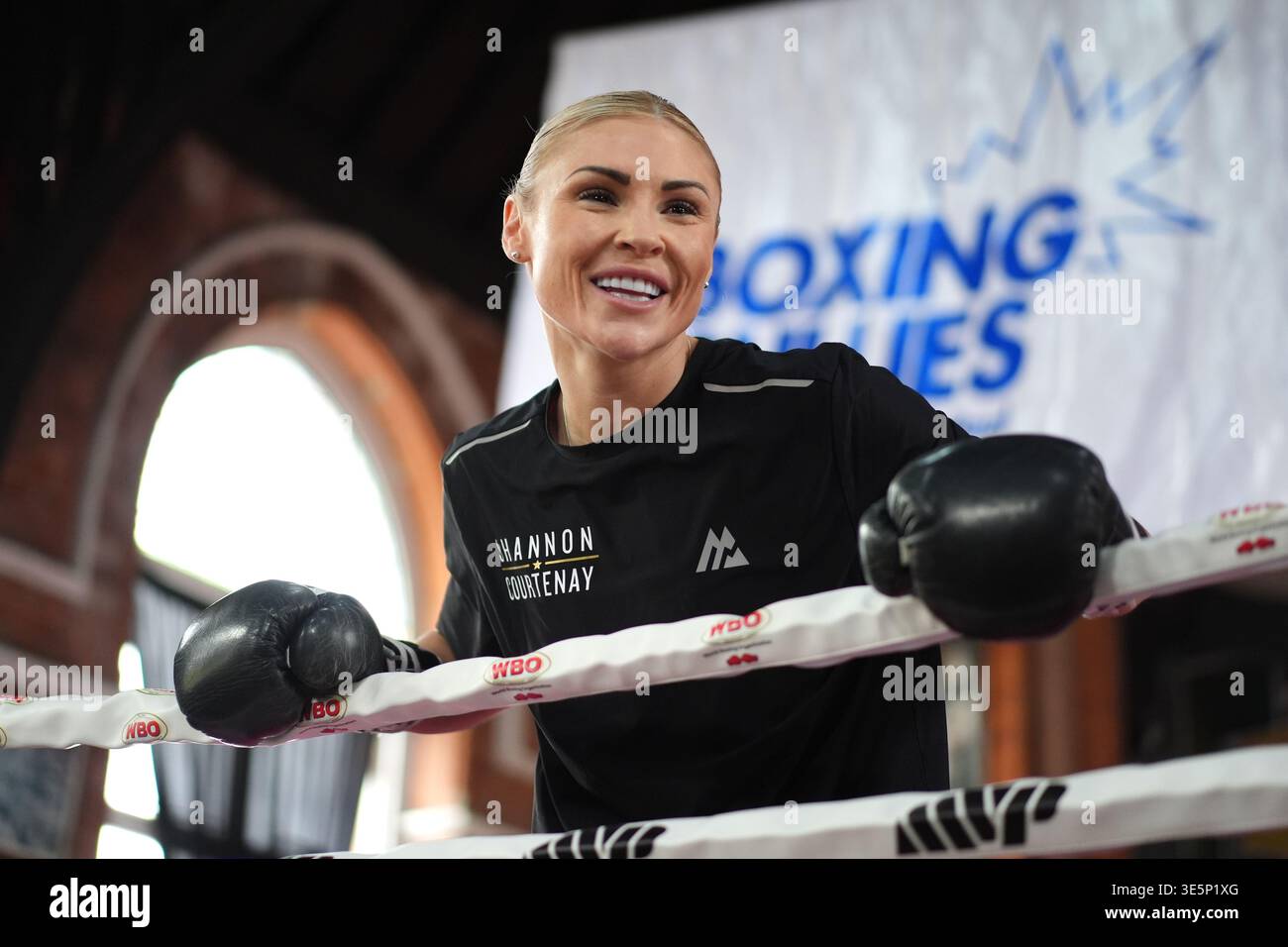Shannon Courtenay During A Workout At All Stars Boxing Gym London shannon-courtenay-during-a-workout-at-all-stars-boxing-gym-london
