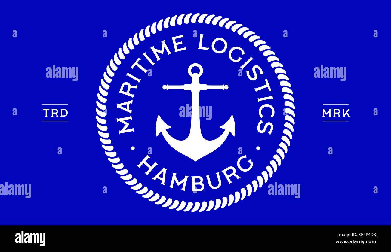 Anchor, hand drawn sign, symbol Stock Vector