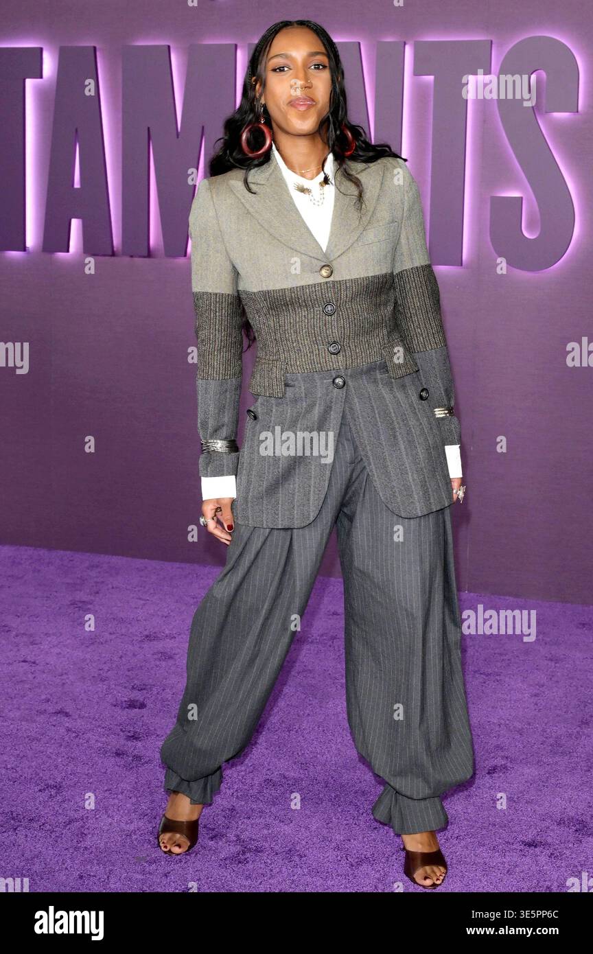 Amanda Morrow at the premiere of the Hulu series on Disney+'The ...