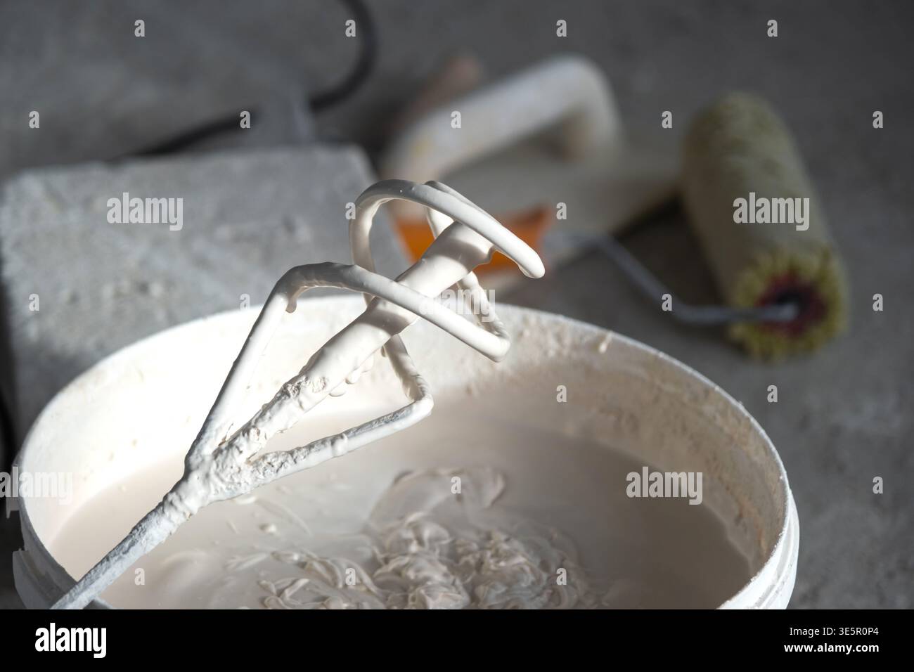 Preparation plaster compound electric hi-res stock photography and ...
