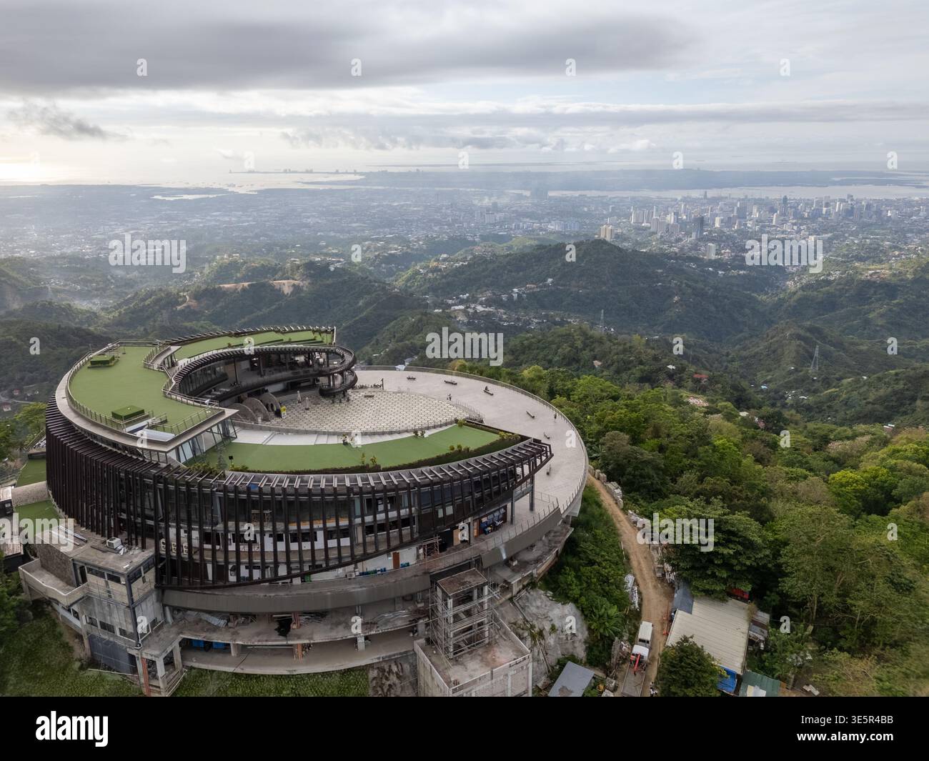 Cebu City, Philippines – April 7, 2025: An aerial view shows the Tops ...