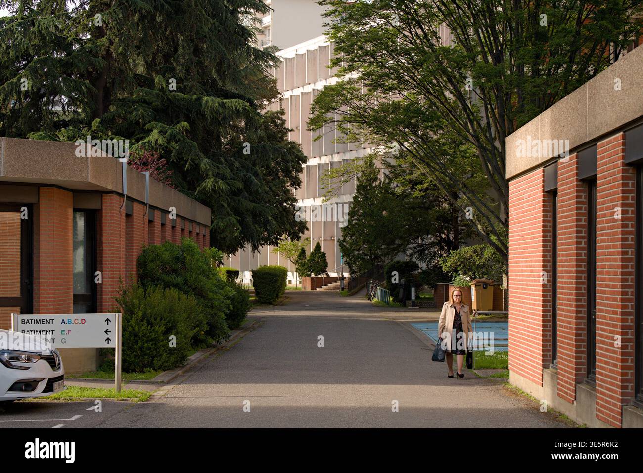 FRANCE, TOULOUSE, 2024-05-29. Toulouse's administrative district is for sale. The French government is selling over 30,000 square meters of office Stock Photo