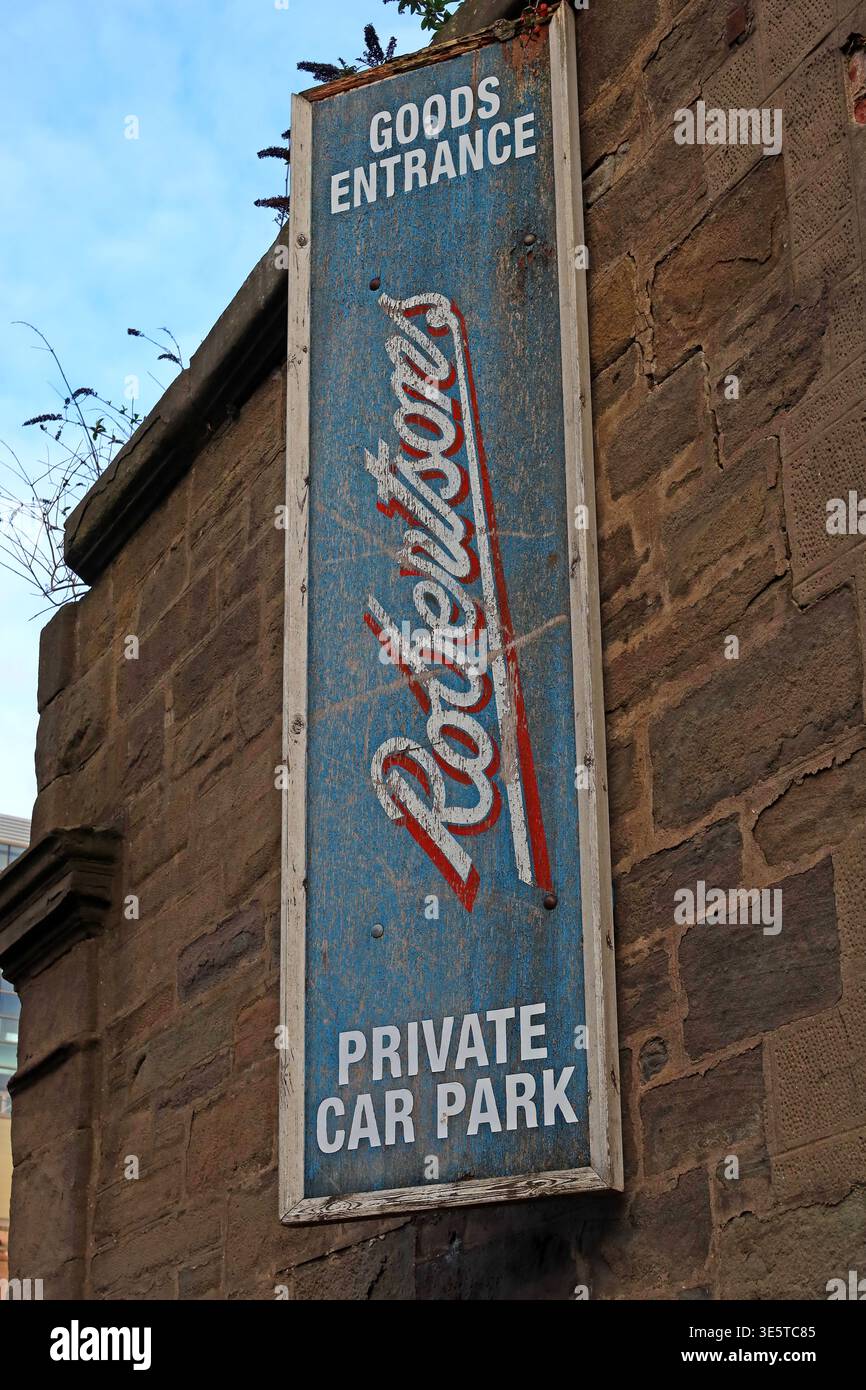 Robertsons Goods Entrance Dundee. Stock Photo
